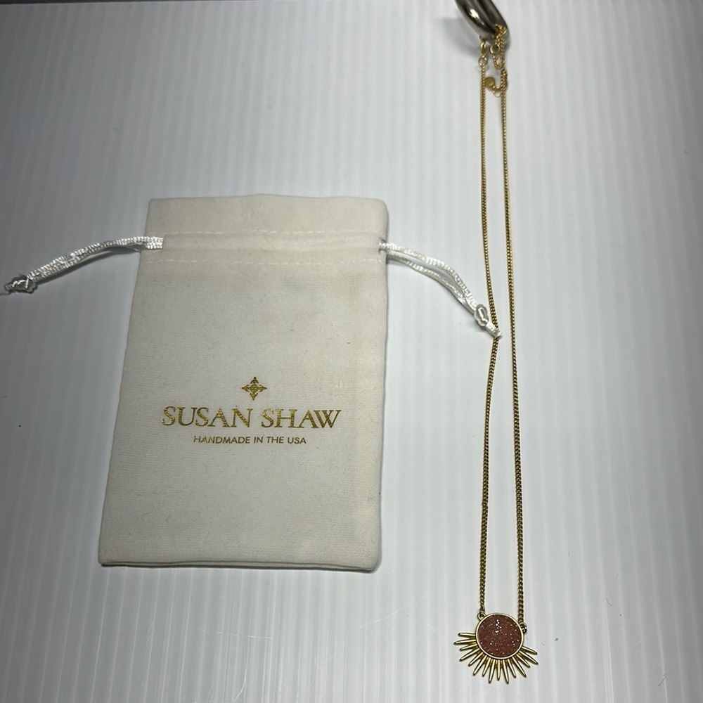 Susan Shaw Starburst Pendant Necklace